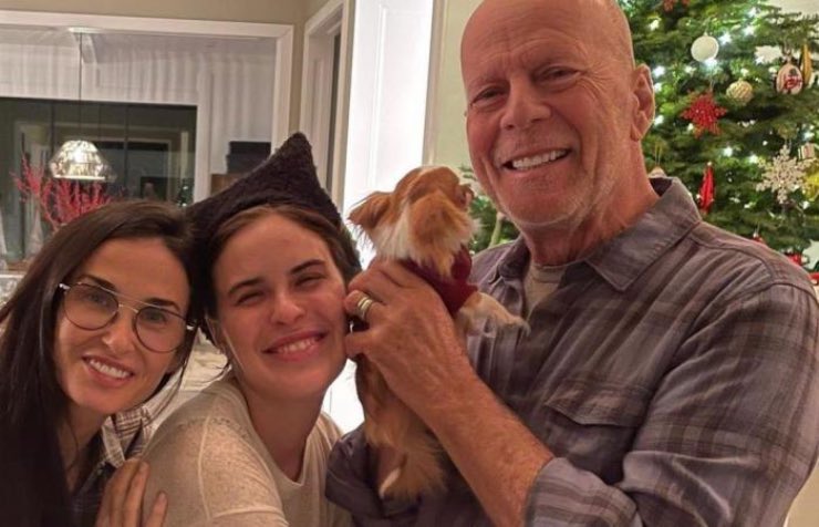 Bruce Willis with family