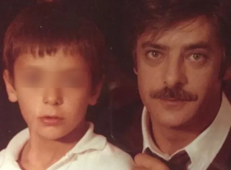 Giancarlo Giannini con suo figlio