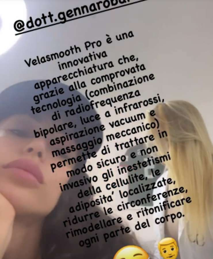 Raffaella Fico screenshot Instagram