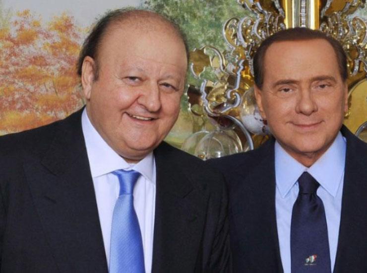 Massimo Boldi e Silvio Berlusconi