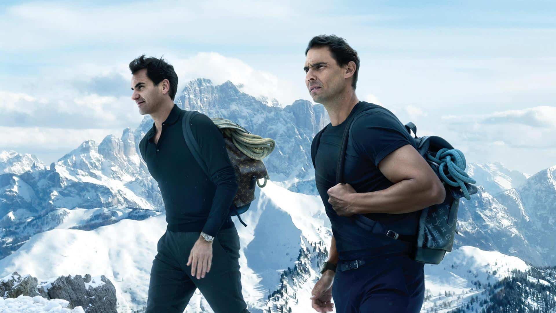 Roger Federer e Rafael Nadal, nuovi volti della campagna Louis Vuitton