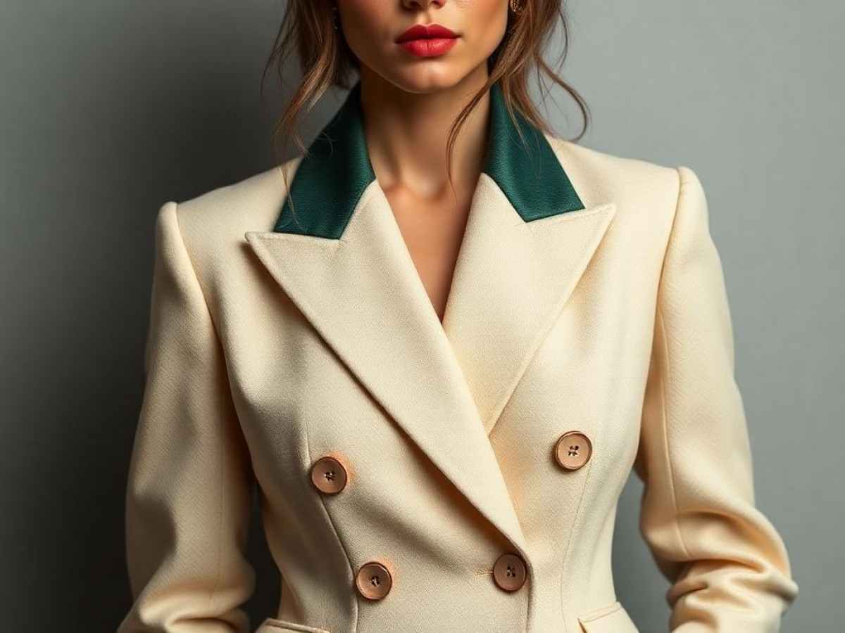 Sensuale e carismatico, il blazer upcycled strizza l’occhio all’arte