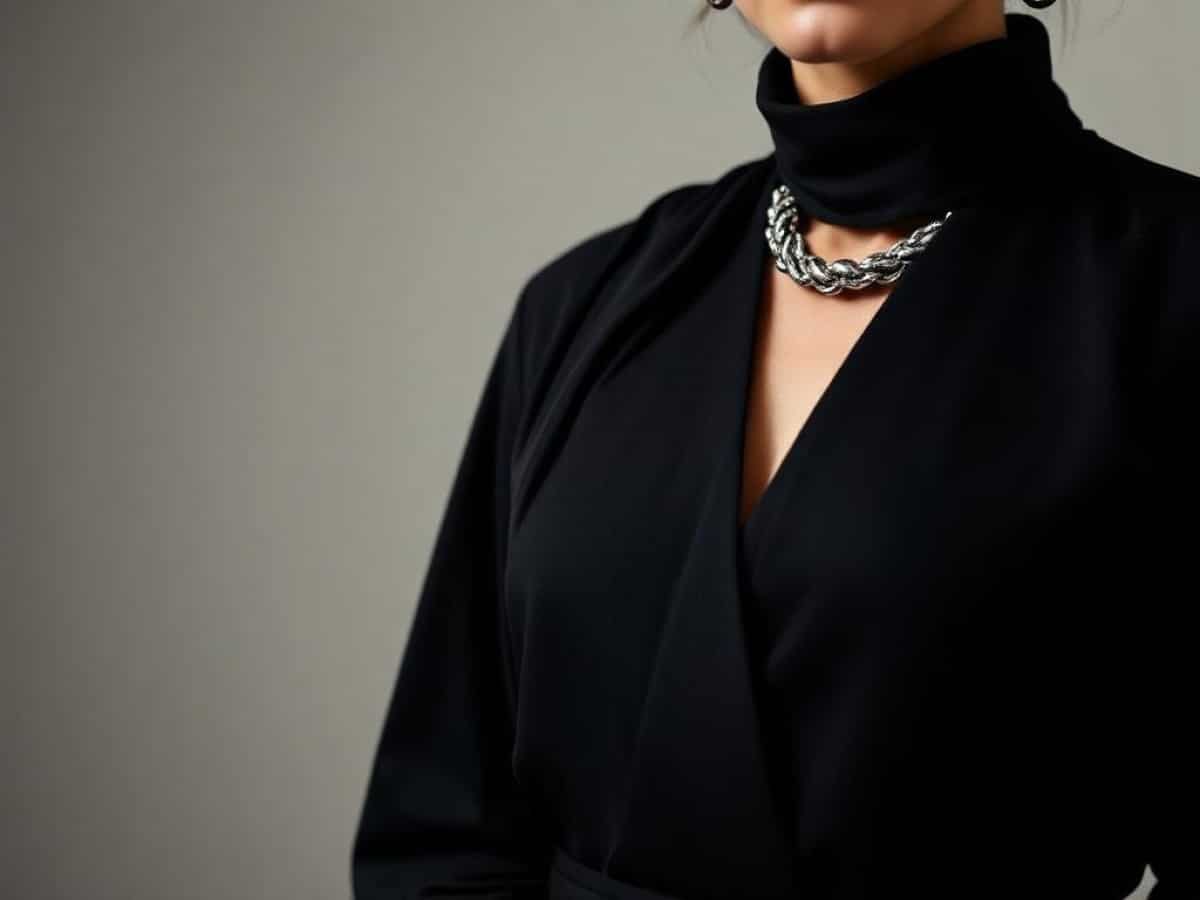 Valentino, libertà in cravatta nera
