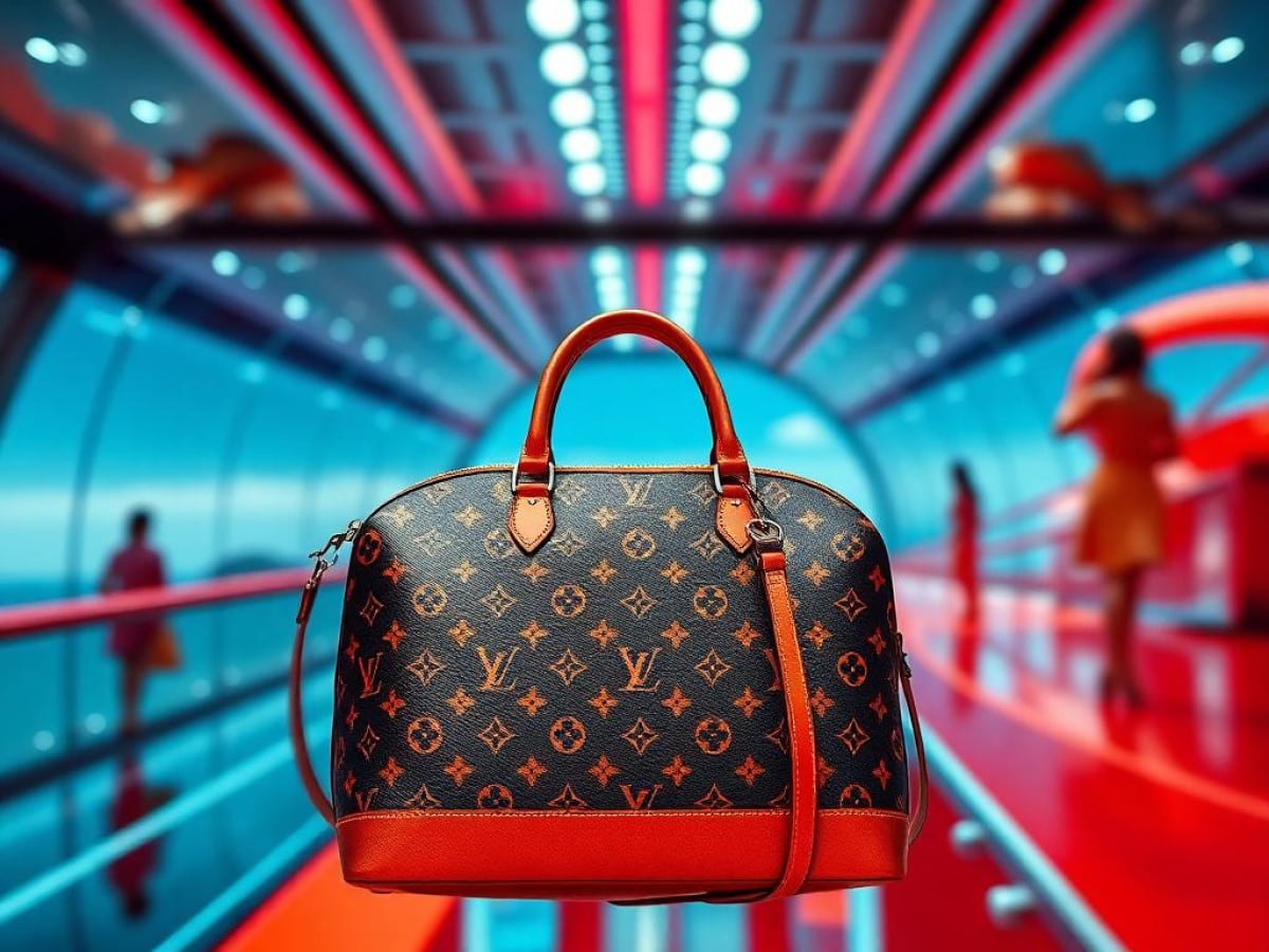 Louis Vuitton nella sua Cruise guarda a un futuro ricco di ottimismo con capi coloratissimi che paiono piccole tute spaziali