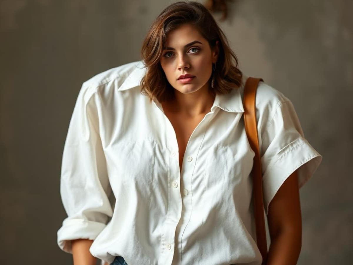 Avvolti in una camicia bianca (ed eco) fatta con le lenzuola