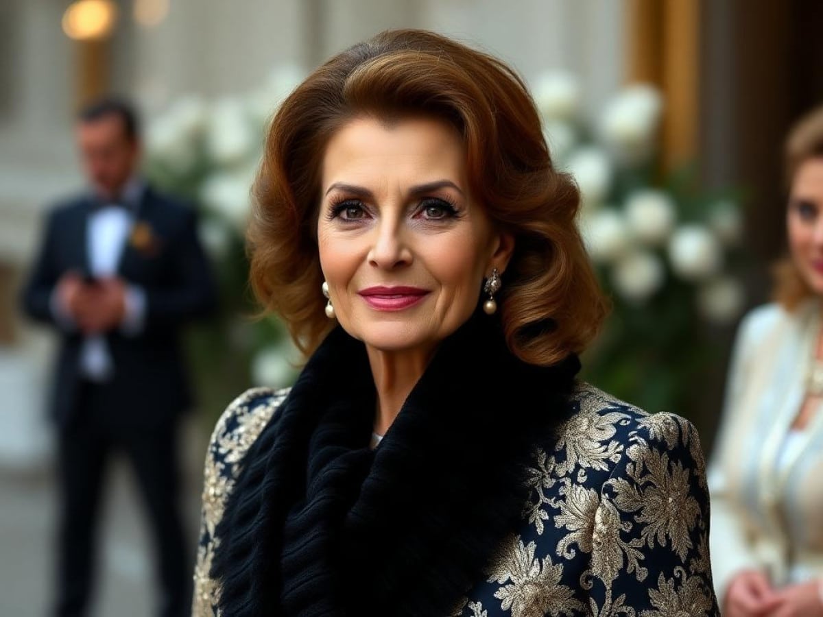 Sophia Loren riappare in foto per le seconde nozze del figlio Carlo