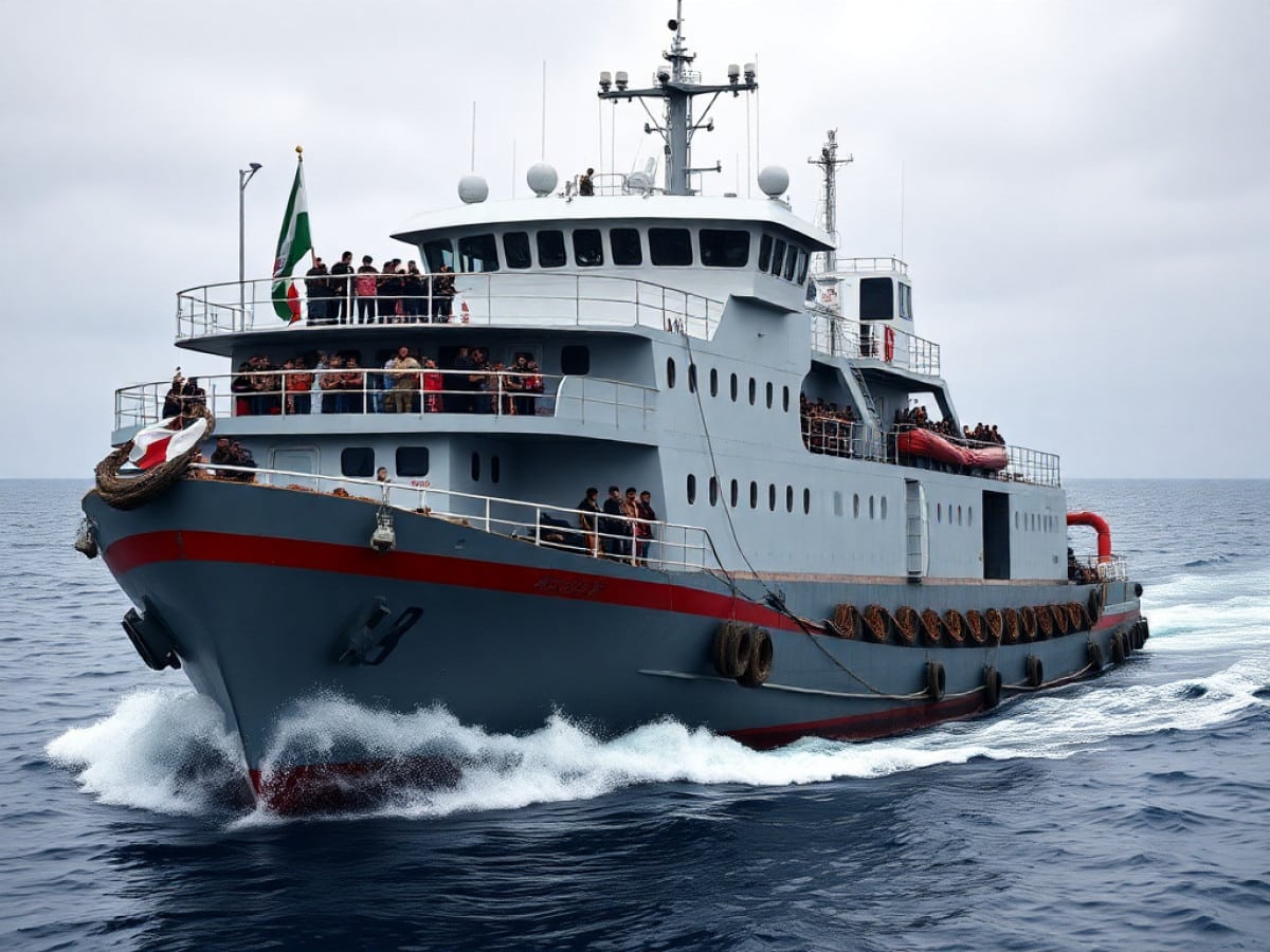 La Libra arriva in Albania: tra gli otto migranti a bordo un “vulnerabile” che verrà portato in Italia