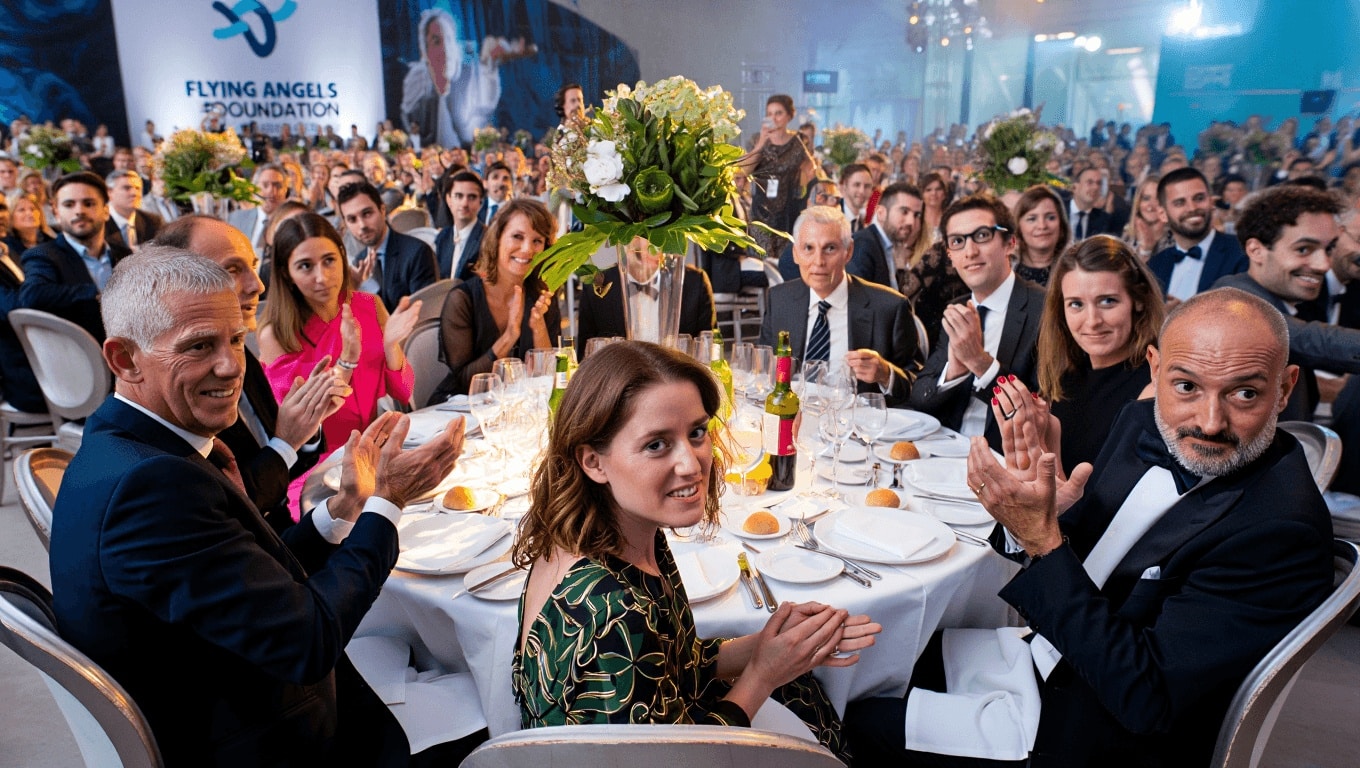 “Un volo verso la vita”: la cena di beneficenza di Flying Angels Foundation all’HangarBicocca