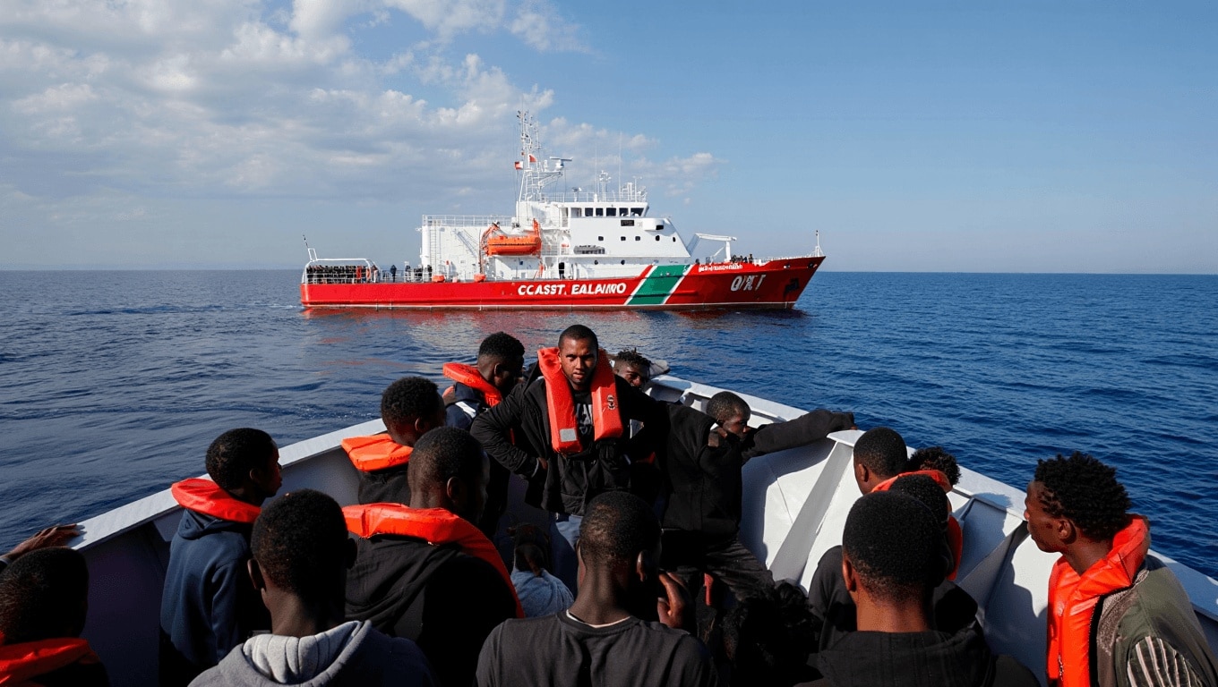 Albania, è partita la nave della Guardia costiera che riporterà in Italia i 12 migranti di Shengjin: destinazione Bari