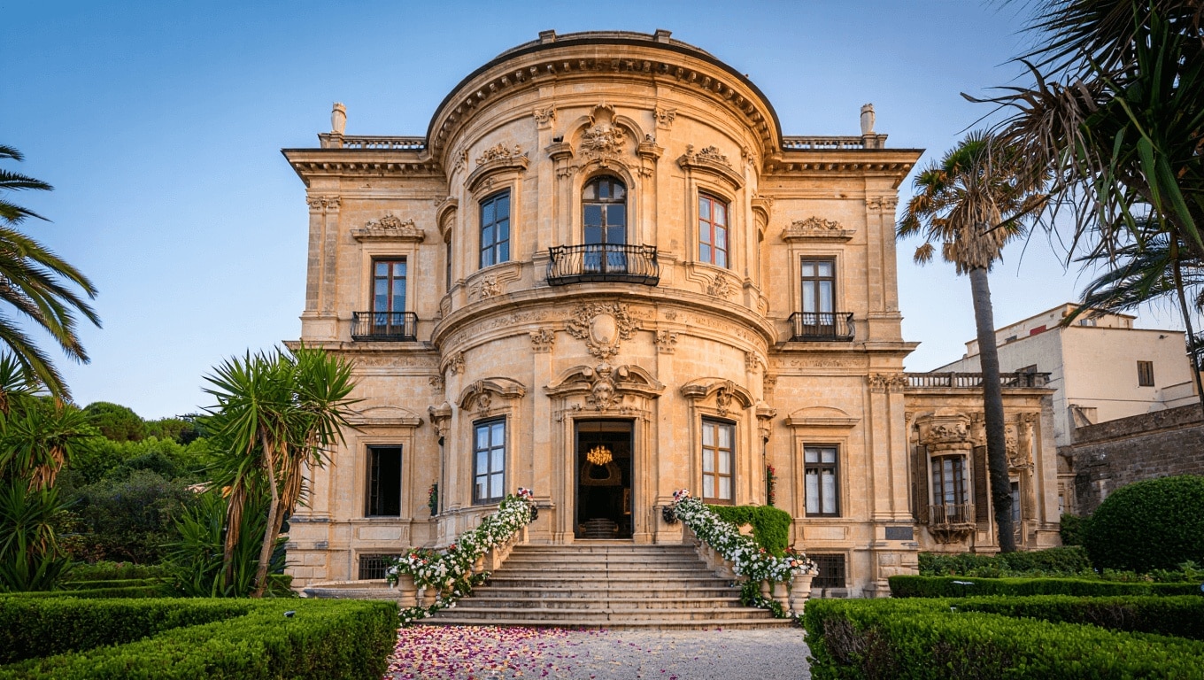Villa Valguarnera, dove si è sposata Dua Lipa: uno splendido edificio (tolto alla mafia) che dovrebbe diventare un museo