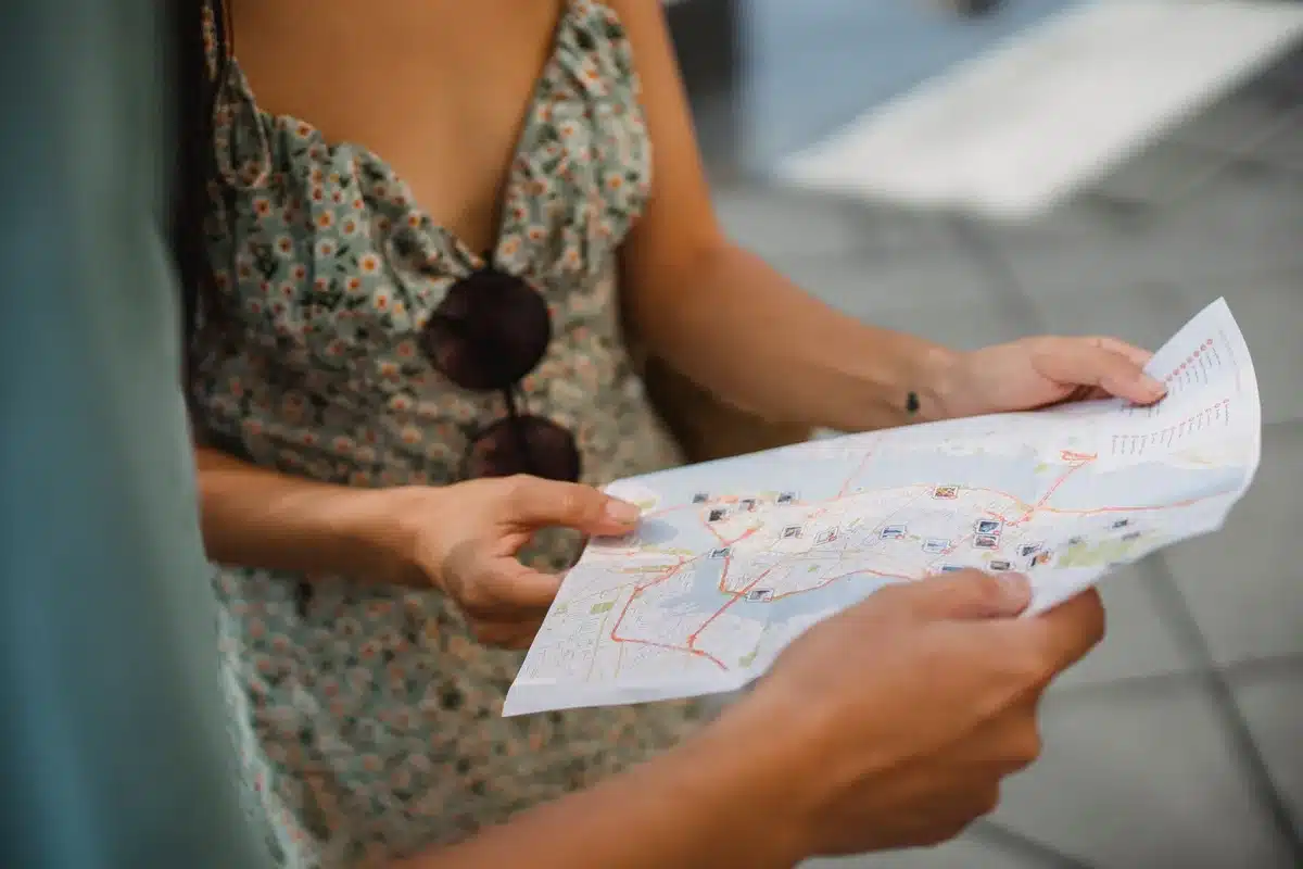 Mappa delle città nordamericane dove erano previsti i concerti di Eros Ramazzotti